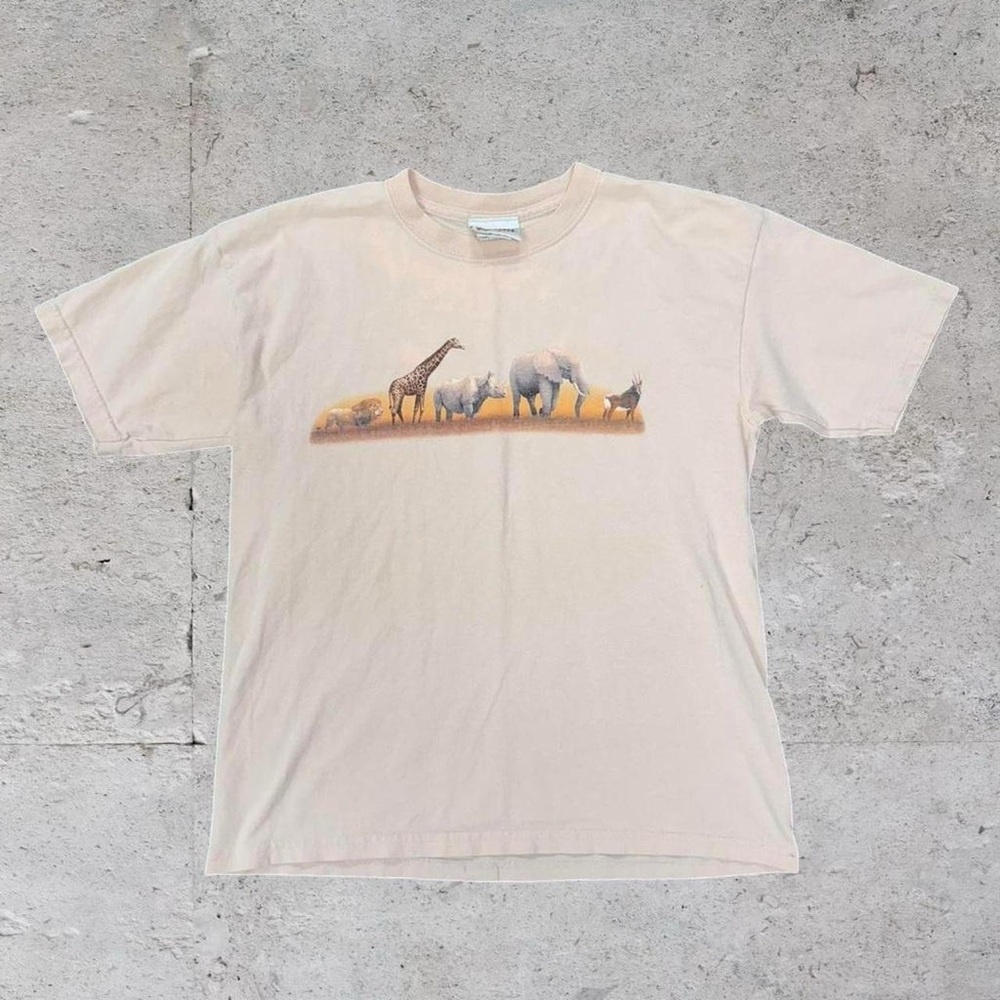 Disney Cream Safari Animal T-Shirt